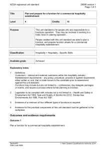 NZQA registered unit standard 28086 version 1  Page 1 of 3