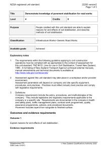 NZQA registered unit standard 22293 version2  Page 1 of 3