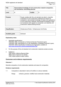 NZQA registered unit standard 25833 version 2  Page 1 of 3