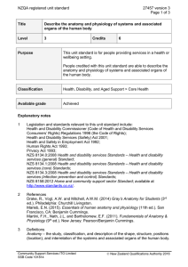 NZQA registered unit standard 27457 version 3  Page 1 of 3