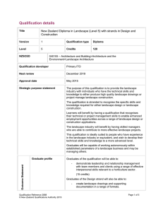 Qualification details  Construction