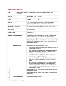 Qualification details