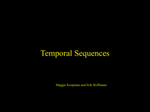 Fossil record II: Temporal sequencing