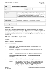 NZQA registered unit standard 4037 version 5  Page 1 of 4