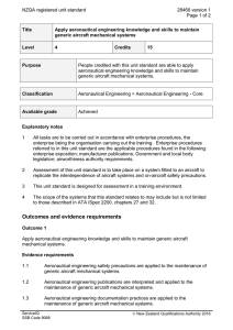 NZQA registered unit standard 28466 version 1  Page 1 of 2
