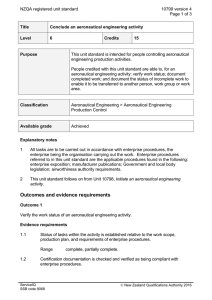 NZQA registered unit standard 10799 version 4  Page 1 of 3