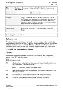 NZQA registered unit standard 4093 version 5  Page 1 of 2