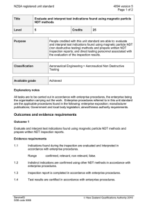 NZQA registered unit standard 4094 version 5  Page 1 of 2
