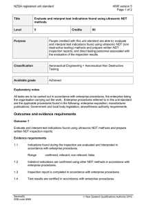 NZQA registered unit standard 4095 version 5  Page 1 of 2