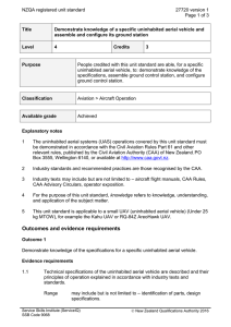 NZQA registered unit standard 27720 version 1  Page 1 of 3