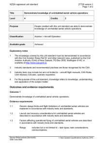 NZQA registered unit standard 27726 version 1  Page 1 of 2