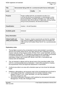 NZQA registered unit standard 26185 version 2  Page 1 of 7