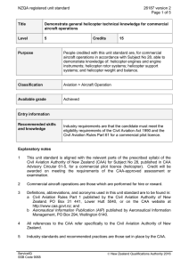 NZQA registered unit standard 26187 version 2  Page 1 of 5