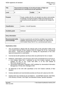 NZQA registered unit standard 26208 version 2  Page 1 of 4