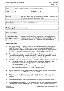 NZQA registered unit standard 27677 version 1  Page 1 of 3