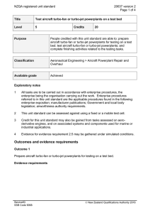 NZQA registered unit standard 20637 version 2  Page 1 of 4