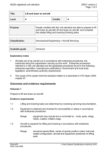 NZQA registered unit standard 20631 version 2  Page 1 of 3