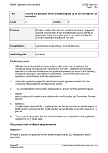 NZQA registered unit standard 23165 version 2  Page 1 of 4