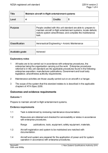 NZQA registered unit standard 22514 version 2  Page 1 of 4