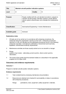 NZQA registered unit standard 22534 version 2  Page 1 of 4
