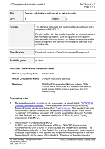 NZQA registered Australian standard 24479 version 3  Page 1 of 3