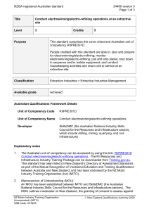 NZQA registered Australian standard 24480 version 3  Page 1 of 3