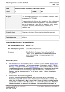 NZQA registered Australian standard 24481 version 3  Page 1 of 2