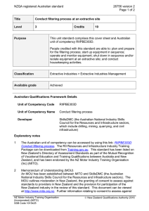 NZQA registered Australian standard 26756 version 2  Page 1 of 2