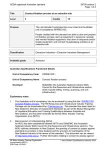 NZQA registered Australian standard 26758 version 2  Page 1 of 2