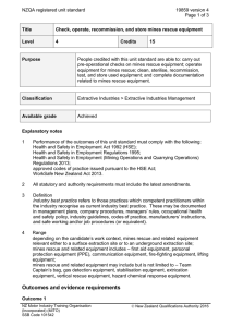 NZQA registered unit standard 19859 version 4  Page 1 of 3