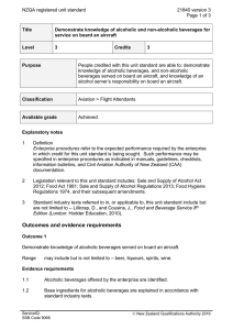 NZQA registered unit standard 21840 version 3  Page 1 of 3