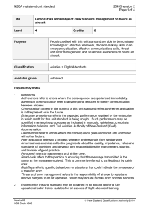 NZQA registered unit standard 25453 version 2  Page 1 of 4