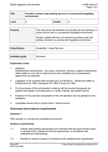 NZQA registered unit standard 14408 version 6  Page 1 of 3