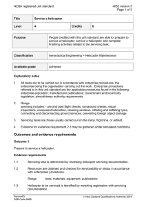 NZQA registered unit standard 4062 version 5  Page 1 of 3