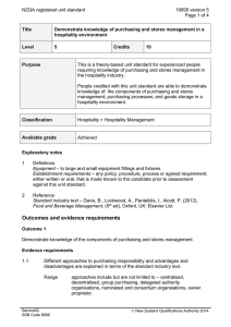 NZQA registered unit standard 16895 version 5  Page 1 of 4