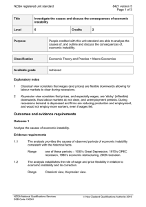 NZQA registered unit standard 8421 version 5  Page 1 of 3