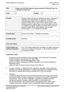 NZQA registered unit standard 21815 version 3  Page 1 of 4