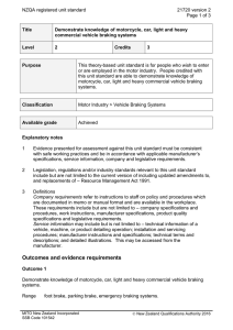 NZQA registered unit standard 21720 version 2  Page 1 of 3