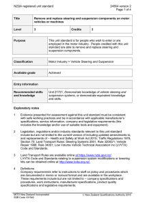 NZQA registered unit standard 24564 version 2  Page 1 of 4