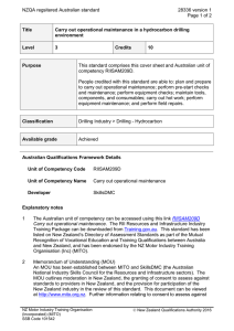 NZQA regsitered Australian standard 28336 version 1  Page 1 of 2