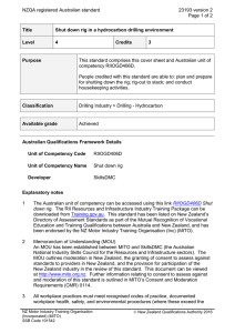 NZQA registered Australian standard 23193 version 2  Page 1 of 2