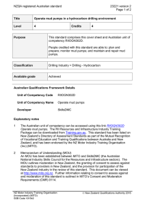 NZQA registered Australian standard 23221 version 2  Page 1 of 2