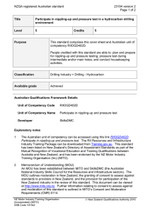 NZQA registered Australian standard 23194 version 2  Page 1 of 2