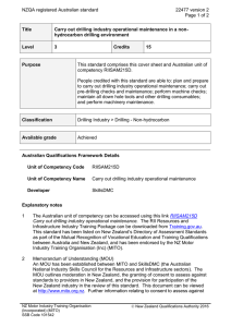 NZQA registered Australian standard 22477 version 2  Page 1 of 2
