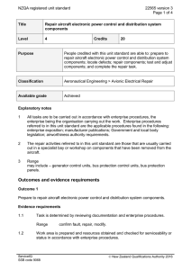 NZQA registered unit standard 22565 version 3  Page 1 of 4