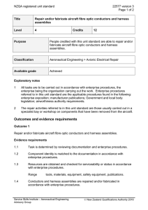 NZQA registered unit standard 22577 version 3  Page 1 of 2