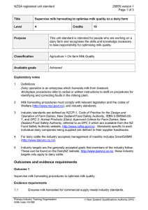NZQA registered unit standard 28855 version 1  Page 1 of 3