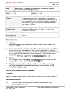 NZQA unit standard 20202 version 5