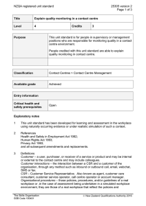 NZQA registered unit standard 25305 version 2  Page 1 of 3