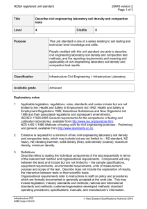 NZQA registered unit standard 26645 version 2  Page 1 of 3